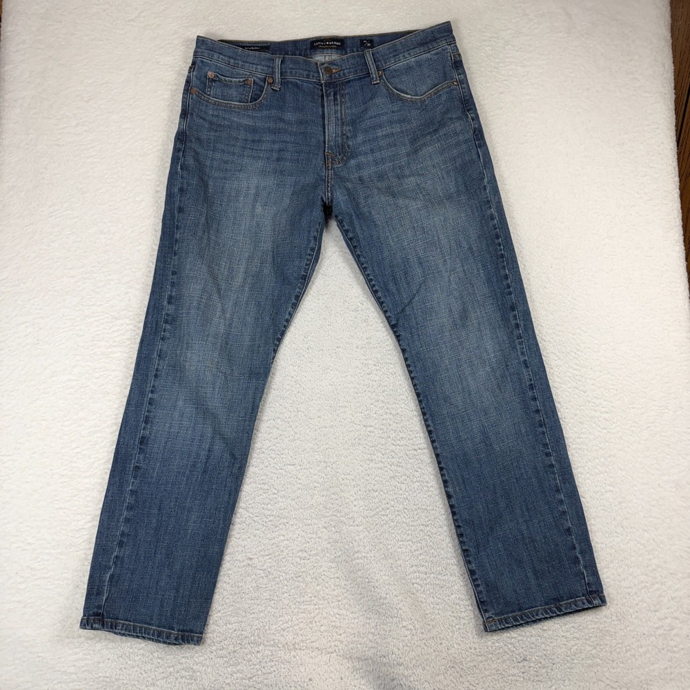 Lucky Brand 221 Straight Leg Jeans Men's 36x30 (36.5x29) Stretch Denim Pants